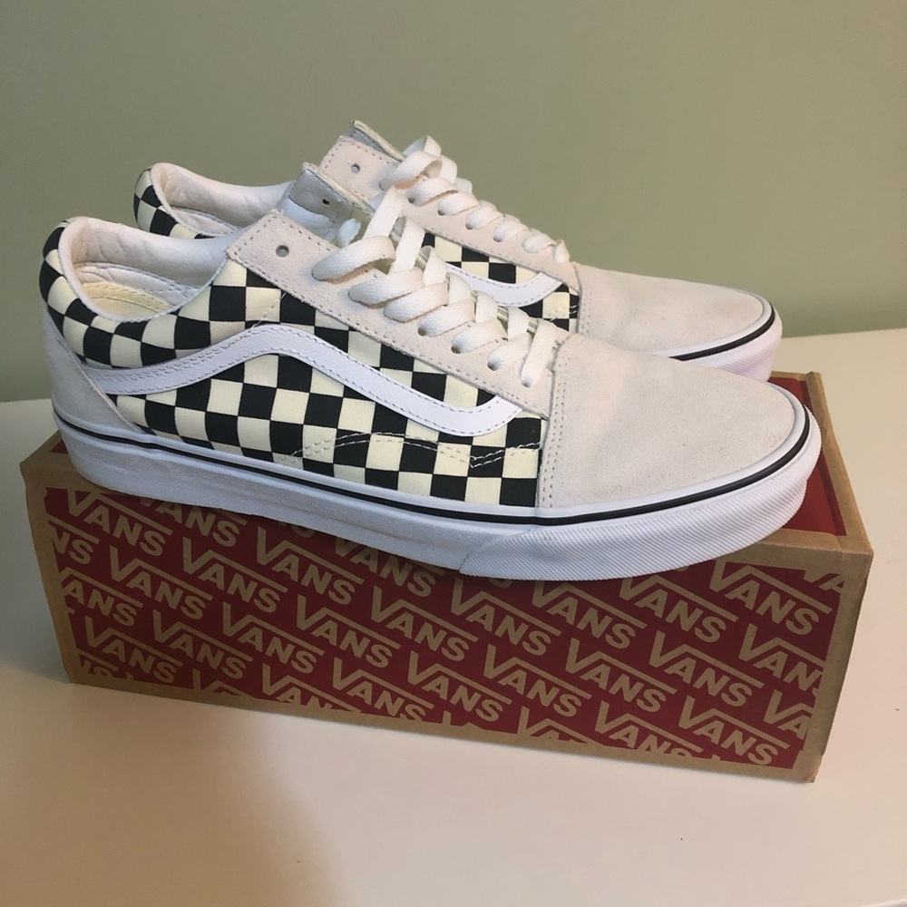 Vans Old Skool Checkerboard White/Black
